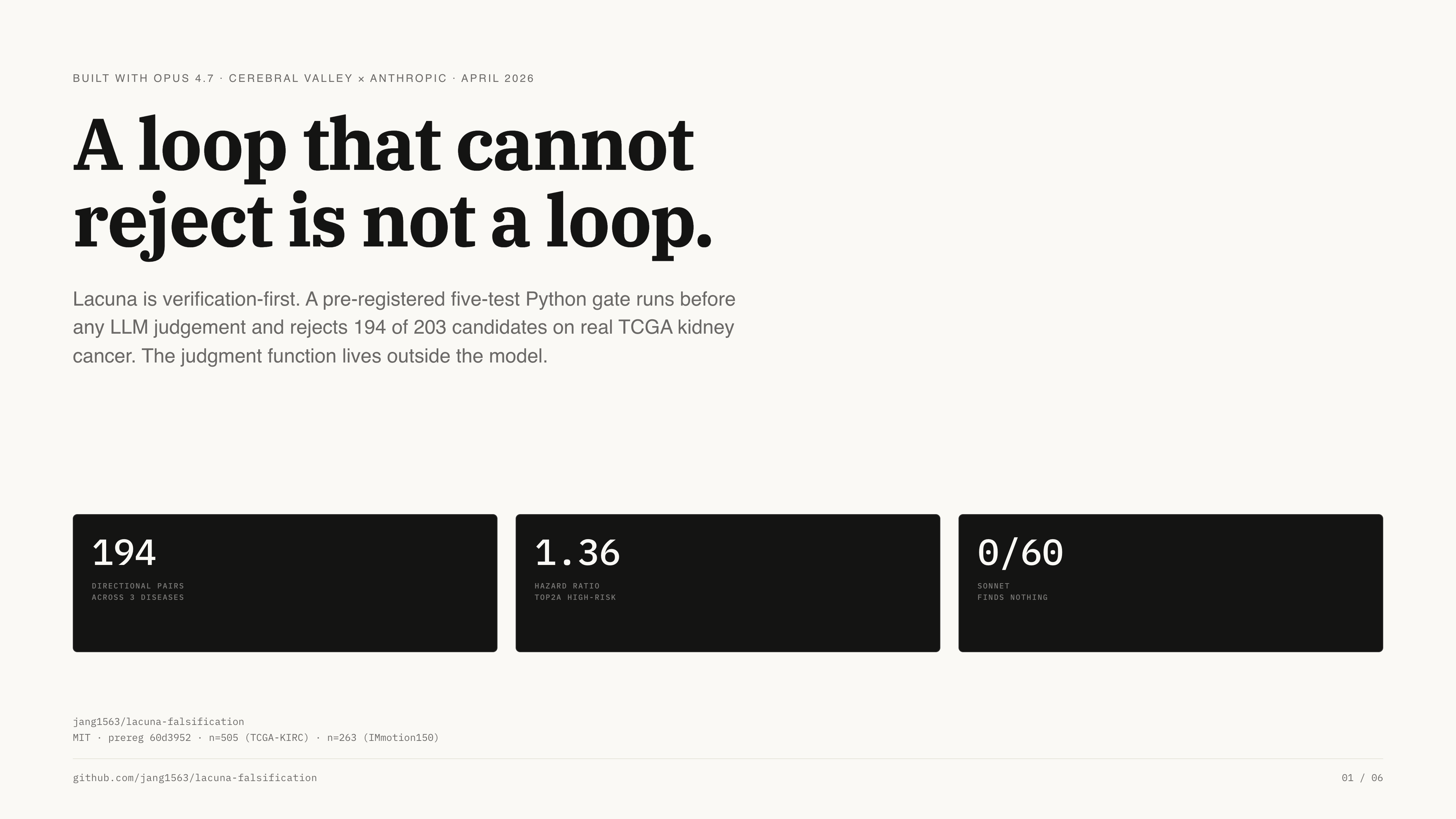 Hook loop — rejection and acceptance cycle